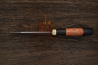 Нож туристический Эльбрус Горец, клинок 150мм, дамаск