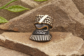 Бусина для темляка Партизан (бронза) от мастерской Братьев Пешковых