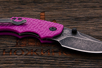 Складной нож Kershaw Shuffle, сталь 8Cr13MoV, рукоять термопластик пурпурный