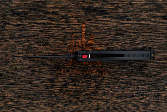 Складной нож Fox Knives Predator II, сталь N690, рукоять термопластик черный