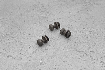 Кобурная кнопка 8,0 мм (латунь/сталь) черный