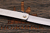 Складной нож хигоноками Zenkou, клинок 100мм, сталь SK-5, рукоять сталь - фото №3