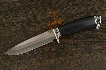 Разделочный нож Игоря Пампуха Модель 083, клинок 145мм, булат легированный, рукоять граб