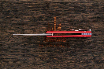 Складной нож Fox Knives Core, сталь N690, рукоять термопластик красный
