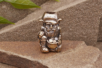 Бусина на темляк Дед Хабар от мастерской Крымская бронза