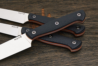 Нож кухонный MOYO Аппарель универсальный 135мм, сталь AUS-10Co, рукоять микарта