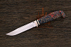 Финский нож Сергея Никитина, сталь ATS-34, рукоять стаб. кап - фото №1
