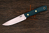 Нож туристический Южный крест ТКК, клинок 130мм, сталь N690Co, рукоять текстолит изумруд - фото №1