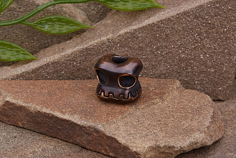 Бусина для темляка Мосол (бронза) от мастерской Братьев Пешковых