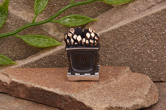 Бусина для темляка Картошка фри (биметалл) от мастерской Братьев Пешковых