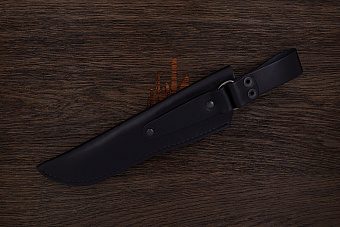 Ножны погружные финского типа, для ножей с клинком до 120x32мм, черные