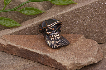 Бусина для темляка Борода (бронза) от мастерской Братьев Пешковых