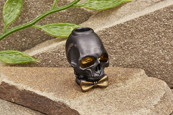 Бусина на темляк «Лаки Джентльмен» желтая бабочка