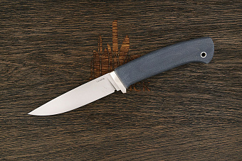 Разделочный нож Къметь, клинок 105мм, сталь M390, рукоять микарта