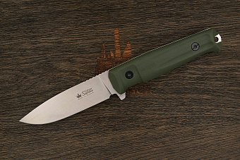 Нож тактический Kizlyar Supreme Sturm, клинок 119мм, сталь AUS-8, рукоять кратон оливковый