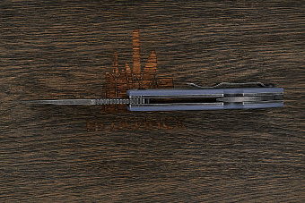 Нож складной Kizlyar Supreme Ute, клинок 85мм, сталь 440C, рукоять G10 серый