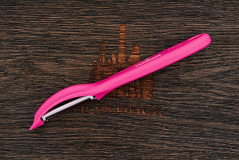 Овощечистка Victorinox, модель 7.6075, рукоять нейлон розовый