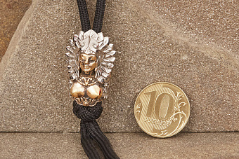 Бусина на темляк Акатава (биметалл) от мастерской Крымская бронза