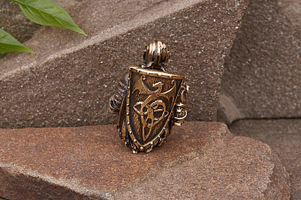 Бусина на темляк Рыцарь от мастерской Крымская бронза