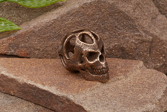 Бусина на темляк «Череп» Т1