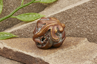 Бусина на темляк «Осьминог» медь