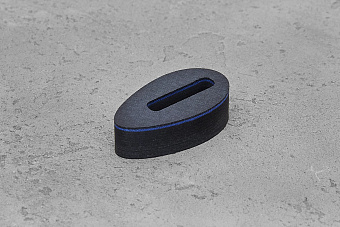 Больстер из G10-extra 10мм, 37x20мм, с синим спейсером 1,0мм