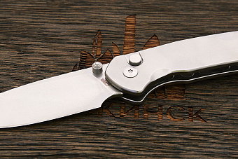 Нож складной CJRB Pyrite, клинок 79мм, сталь AR-RPM9, рукоять сталь