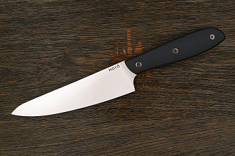 Нож кухонный MOYO Премьер шеф 165мм, сталь AR-RPM9, рукоять G10-extra черный