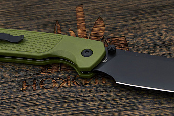 Нож складной CJRB Pyrite Light, клинок 85мм, сталь AR-RPM9, рукоять термопластик FRN оливковый
