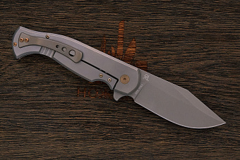 Складной нож Fox Knives Eastwood Tiger, сталь S90V, рукоять титан