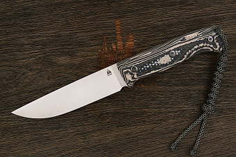 Нож туристический Ножинск-PRO Бушкрафт, клинок 130мм, сталь Elmax, рукоять crazyfiber