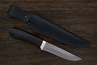 Нож туристический АиР Лиса, клинок 140мм, дамаск нержавеющий, рукоять дерево