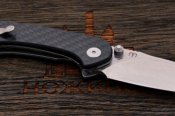 Нож складной CJRB Centros, клинок 92мм, сталь D2, рукоять карбон