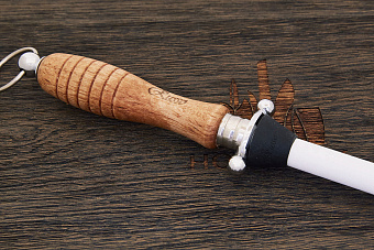 Мусат керамический Kizlyar 1000 грит, длина 230мм белый