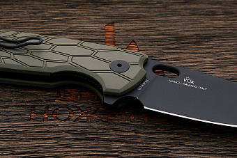 Складной нож Fox Knives Core, сталь N690, рукоять термопластик зеленый