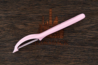 Овощечистка Victorinox, модель 7.6075, рукоять нейлон светло-розовый