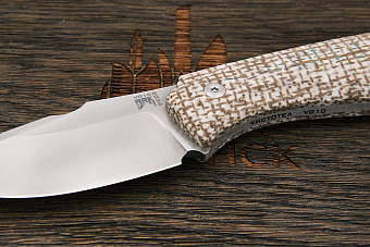 Нож EDC Burlax Чистотел, клинок 84мм, сталь VG-10