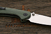 Нож складной CJRB Feldspar, клинок 89мм, сталь AR-RPM9, рукоять микарта зелёная - фото №4