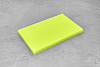 Саржевая микарта, плашка 130x80x7,0(+)мм желтый неон - фото №1