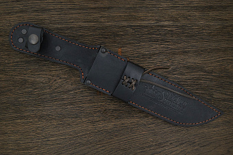 Нож туристический Kizlyar Supreme Bastardo, клинок 216мм, сталь 420HC, рукоять орех