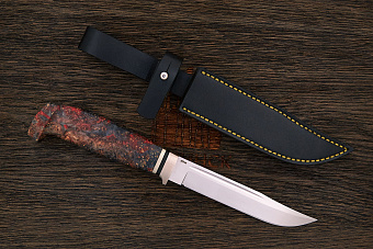 Финский нож Сергея Никитина, сталь ATS-34, рукоять стаб. кап