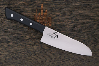 Нож кухонный KAI сантоку 165мм, сталь 1K6