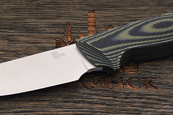 Разделочный нож Owl knife Ulula-SF, сталь N690, рукоять G10 черно-оливковый