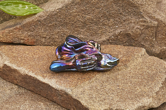 Бусина на темляк «Призрак» Т3 кобальт