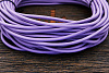 Кожаный шнурок 3мм (фиолетовый), кратно 1м - фото №2