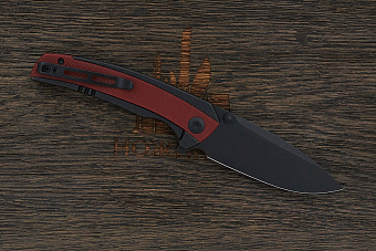 Складной нож Civivi Teraxe, сталь Nitro-V, рукоять G10/сталь бордовый