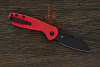 Нож складной CJRB Lago, клинок 87мм, сталь AR-RPM9 PVD, рукоять G10 красный - фото №2