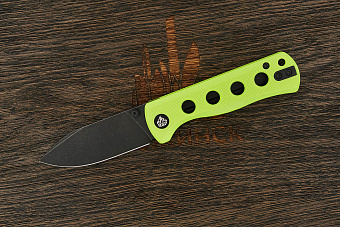 Нож складной QSP Canary Folder, клинок 72мм, сталь Sandvik 14C28N, рукоять G10 салатовый