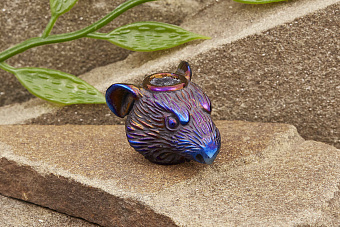 Бусина на темляк «Хвост» титан оксид