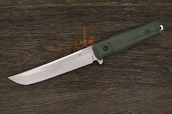 Нож тактический Kizlyar Supreme Senpai, клинок 171мм, сталь AUS-8, рукоять кратон оливковый